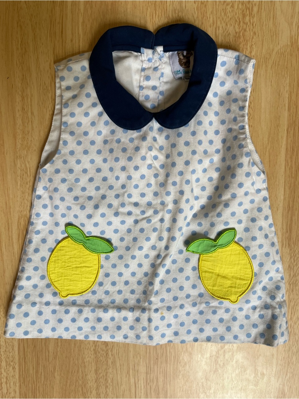 Girls little bear smocks dress